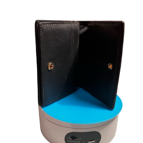 GUCCI Vintage Brown Monogram Leather Wallet EUC - Picture 7 of 10